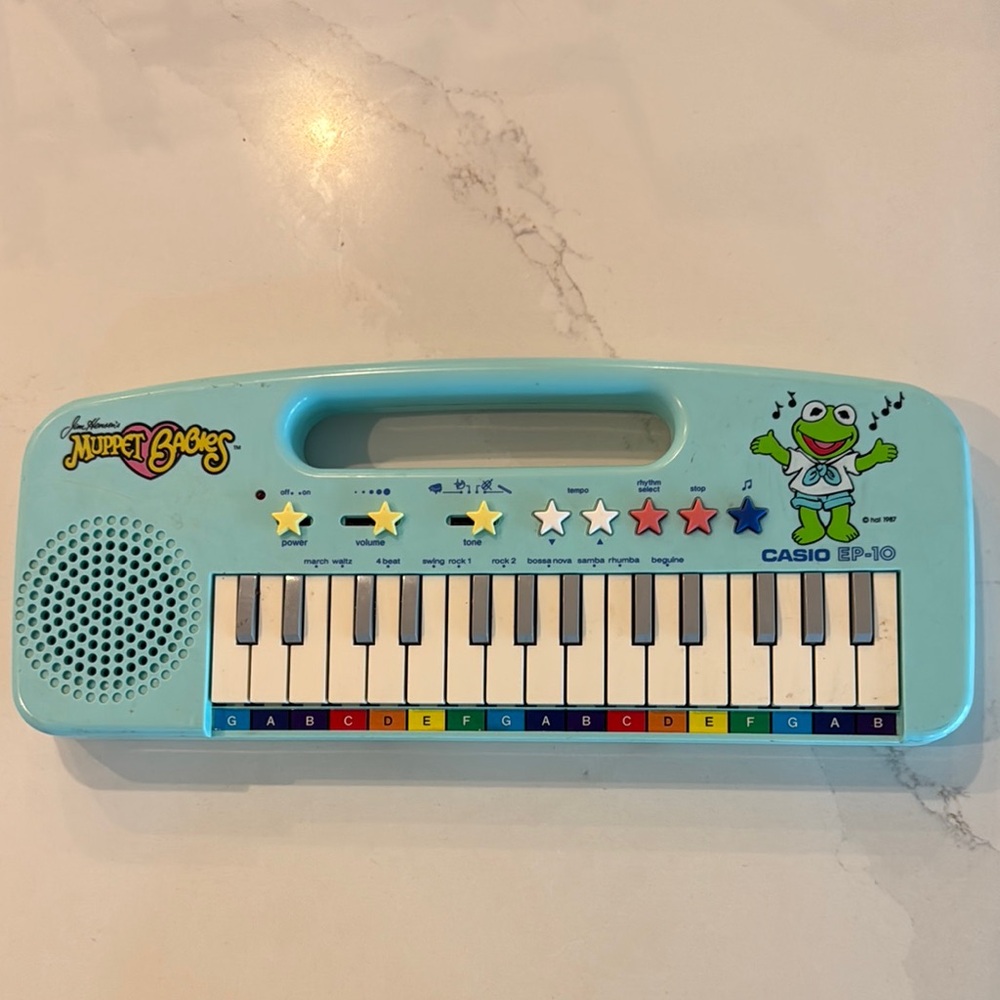 Casio Muppet Babies Light Blue Keyboard